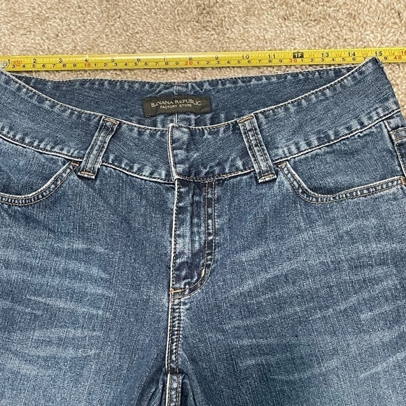 Banana Republic Women Bootcut Jeans Size 6 Medium Wash 100% Cotton Contemporary - Picture 6 of 9